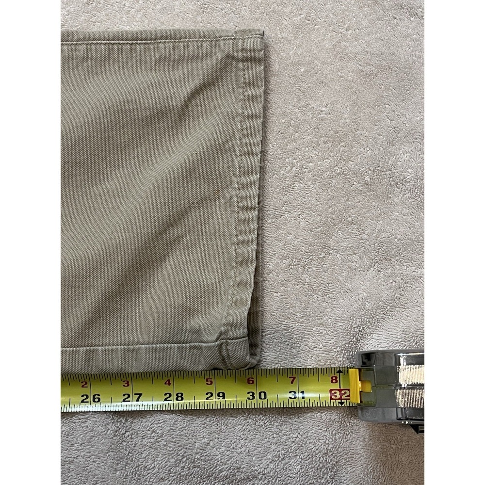 Patagonia Men's Double Knee Shop Pants 34x30 Organic Cotton Canvas 56337 Khaki - Picture 7 of 12